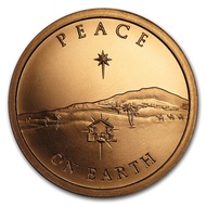 2018 Silver Shield | Peace On Earth | 1 oz AVDP .999 Fine Copper Round (Made in United States) 1oz