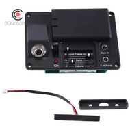 Electric Silent Cello Pickup Transducer Soft with Headphone Black VPU-400 for DIY Cello Strings Inst