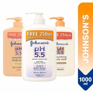 Johnson’s pH5.5 Body Wash / Gentle Balanced Skincare All-Day Freshness, 1000ml