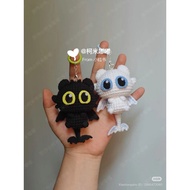 Handmade toothless dragon keychain