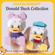 Ready Stock Donald Duck Daisy Small Block LBOYU MINI LEGO DISNEY DIAMOND BUILDING BLOCK 微颗粒积木