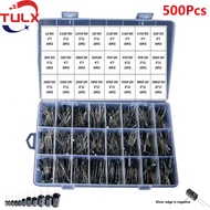 16-50V 500Pcs Mix Aluminum Electrolytic Capacitor Assorted Kit  24 Values 0.1Uf 0.22UF 0.47UF-1UF 10
