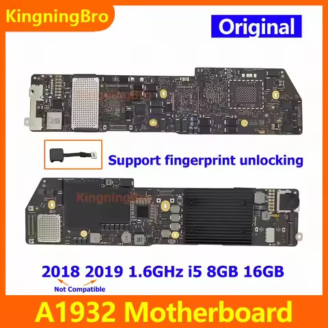 2018 2019 Laptop Motherboard For Macbook Air 13" Retina A1932 Logic Board with Touch ID 820-01521-A
