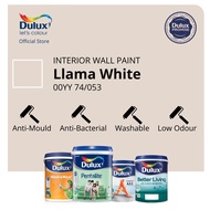 Dulux Wall/Door/Wood Paint - Llama White (00YY 74/053) (Ambiance All/Pentalite/Wash &amp; Wear/Better Living)