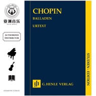 AUTHORIZED DISTRIBUTOR - G.HENLE VERLAG - CHOPIN Ballades for Piano