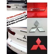 EVOLUTION X Big Emblem For MITSUBISHI LANCER Car