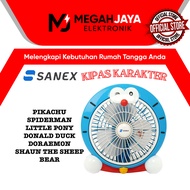 SANEX BOX FAN BOX FAN/ LUCKY CAT, PIKACHU, BEAR CHARACTER FAN/ (8 INCH)