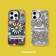 GD Daisy Hard+TPU Cover Casing For iPhone 11 12 13 14 15 16  PRO MAX PLUS Protective Case