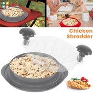 Chicken Shredder with Clear Lid Non-Slip Chicken Breast Shredder with Ergonomic Handle Visible Meat 