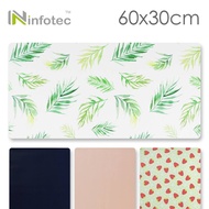 小白的生活工場*Ninfotec (NF-MA-105) 可擦洗皮革滑鼠墊/60x30cm，加大桌面防滑鼠標墊，皮革表面精準追蹤，易於清潔