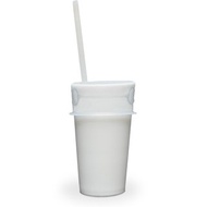 加拿大LUUMI Lid and Straw 密封蓋吸管組 透明