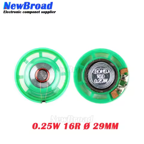 5pcs/lot New Ultra-thin Mini speaker 16 ohms 0.25 watt 0.25W 16R speaker Diameter 29MM 2.9CM thickne