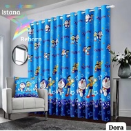 Curtains Ring 12 CHARACTER MOTIFS 6 WAVES SIZE 100 X 200 CM