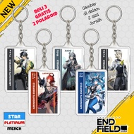 GANTUNGAN Arknights Endfield Keychain - Arknights Endfield Keychain - Anime Game Keychain - Laevatai