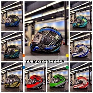 Gracshaw Full Face Helmet Grandio G9200 Build in Twiins Bluetooth Tech & Double Visor