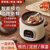 電燉鍋多功能全自動陶瓷煲湯鍋家用燕窩寶寶輔食鍋煲湯煮粥電燉盅 電子鍋 飯鍋 電鍋 煮鍋 蒸鍋 湯鍋 燉鍋