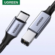 Ugreen USB C to USB Type B 2.0 Square Port Printing Cable For MacBook Pro Printer Scanner Cord TypeC