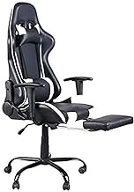 Gaming Chair, Ergonomic Office Chair Racing Chair Reclining Rotatable Gaming Chair Office Armchair with Footrest Armchair,Red Anniversary