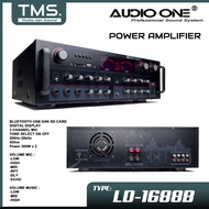 Amplifier LD 1688B Bluetooth EQ Audio Karaoke Home Theater 200W X 2 Audio One | Tmsaudio