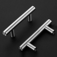 2pc Wardrobe Door Handle, Drawer Handle, Simple Stainless Steel Wardrobe Cabinet Door Handle