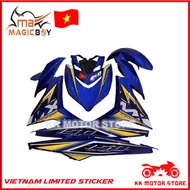 (100% ORIGINAL ) MAGIC BOY COVER SET Y15 V2 MX (1) YELLOW / BLUE KUNING BIRU VIETNAM