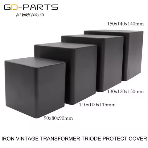 GD-PARTS Tube Audio AMP Triode Transformer Protect Cover Iron Case Enclosure 90*80*90mm 110*100*115m