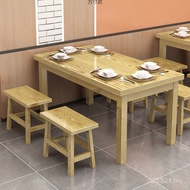 Stool Table Dining Table Dining Table Chair Table Chair Noodle Shop Solid Wood Combination Snack Bar