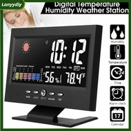 NEW Clock Radio, Alarm Clock With Large Color Voice Controlled Touch Screen, USB Cable, Humidity Test, 5-in-1