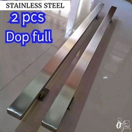 ( 1 Meter ) Handle Pegangan pintu rumah panjang 100cm 80cm 60cm STAINLESS STELL ANTI KARAT