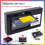 Ginni สำหรับ VHS-C SVHS อะแดปเตอร์เทป VHS แบบมีมอเตอร์ไม่ใช่สำหรับ8มม. minidv Hi8 VHS-C อะแดปเตอร์เท