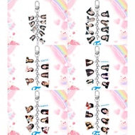 TWICE Acrylic Key Chain Home Sweet Once Fan Club Nayeon Jeongyeon Momo Sana Keychain Transparent Key