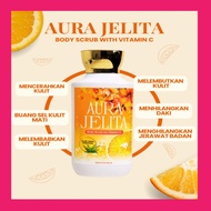 [Original HQ] Addin Herbs Aura Jelita Body Scrub Vitamin C Body scrub Bodywash Official Shop 200ML