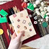 麻雀圖案護照套 皮革DIY材料包 好好縫 passport 麻將 旅行用品