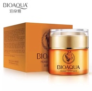 ครีมน้ำมันม้าเกาหลี เพื่อผิวเนียนนุ่ม กระจ่างใส อ่อนเยาว์ Bioaqua Horse Oilment Cream 50 G.