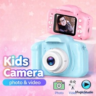 8MP Mini Kids Camera | Rechargeable & Shockproof | Toddler Camcorder | Kamera Kanak-Kanak Boleh Cas
