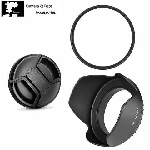 UV Filter Lens Hood Cap For Nikon Coolpix P1000 P1100 Camera