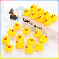 Cartoon Soft Pink Piggy Cute Vent Squeeze Yellow Duck Toy Whistle Toys for Baby Squishy Toys
