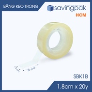 SBK1B - Combo of 20 rolls of tape in size 1.8cm x 20yards - Office and school tape -S.BK1B