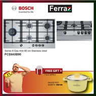 BOSCH PCS9A5B90 5 Burner S/ Steel Gas Stove / Bosch PCC6A5B90 Gas Stove / Firenzzi FH-9502SC Stove /