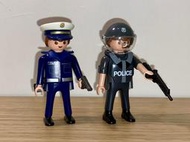 Playmobil 摩比 絕版 警察 波麗士大人 鎮暴 2人小組 A隊（二手）