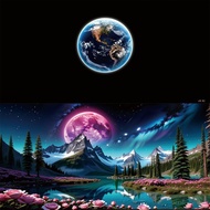 Fish Tank Sticker Background Painting Aquarium Sticker 5D Fish Tank Background Sticker