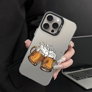 Infinix case with Butter Beer Glass Motif for SMART 5 6 7 8 9 HOT 8 HOT 9 10 PLAY Hot 11 Play HOT 12