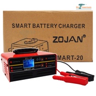 ZOJAN เครื่องชาร์จแบตเตอรี่รถยนต์อัจฉริยะ เครื่องชาร์จแบตเตอรี่ 12V /24V  แบตเตอรี่ AGM GEL เครื่องซ่อมแบตเตอรี่อัจฉริยะ แบตเตอรี่ SMART-20