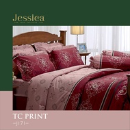 J171: Bed Sheet 3.5/5/6 Feet Print/Jessica