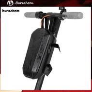 BUR_ 4L Scooter Head Bag Waterproof Faux Leather E-Bike Charger Battery Bottle Storage Hard Shell Pouch Daily Use