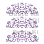 SWAROSKI FLOWER SEQUENCE ABSTRACT MOTE RUBBING MULTIPURPOSE BEADS LOGO GAMIS ABAYA TURKEY SYARI PET 