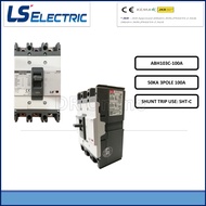 LS MCCB 3POLE  MOLDED CASE CIRCUIT BREAKER MCCB, 3 POLE  50KA 100A (ABH103C)