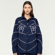 [DISAYA] - Rose & Crystal Rope Jean Jacket แจ็กเก็ตยีนส์ Rose & Crystal Rope