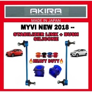 CS AKIRA PERODUA MYVI 2018 -- D20N NEW STABILIZER LINK FRONT + BUSH SILICONE HEAVY DUTY SUSPENSION