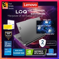LENOVO LOQ AI GAMING LAPTOP 83DV01BTMJ (i5-13450HX /16GB /512GB SSD/RTX4050 6GB/15.6 FHD 144HZ G-SY